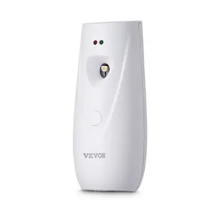 VEVOR Automatic Air Freshener Spray Dispenser, 2-Pack, Wall Mounted Free Standing, Battery Operated, Multiple Time Settings for Home, Indoor, Bathrooms, Offices, Hotels, Commercial Places, White