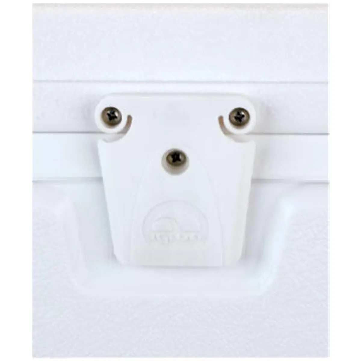 IGLOO 24013 White Replacement Latch Set - 0.29 lbs, Fits 55-165 qt Coolers, Includes 1 Latch, 1 Post, 3 Screws, 5.75x3.38x0.75 in, 5.75 X 3.38 X 0.75 In, Includes Screws, Cooler Repair, Latch Kit