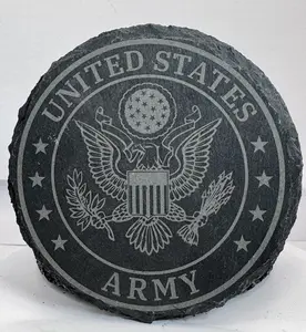 Slate Coaster US ARMY