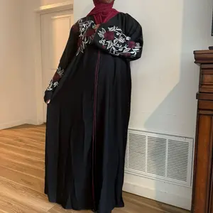 Manal open abaya