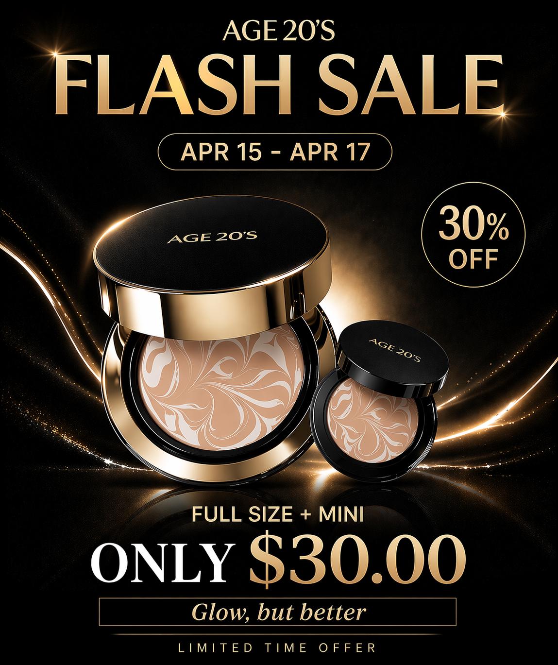 [AGE20'S official] Glow Cushion Duo (Full + Mini)