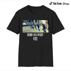 Hero Delivery FDT Shirt, Funny FDT Immigrant Tee, Democrats men women cotton short sleeve-DK.X