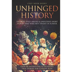 Unhinged History: The Most Wild, Absurd & Unfiltered Short Stories That Were NOT Taught in School. Over 88 Interesting & Hilarious True Stories for Curious Kids Hardcover – June 29, 2025