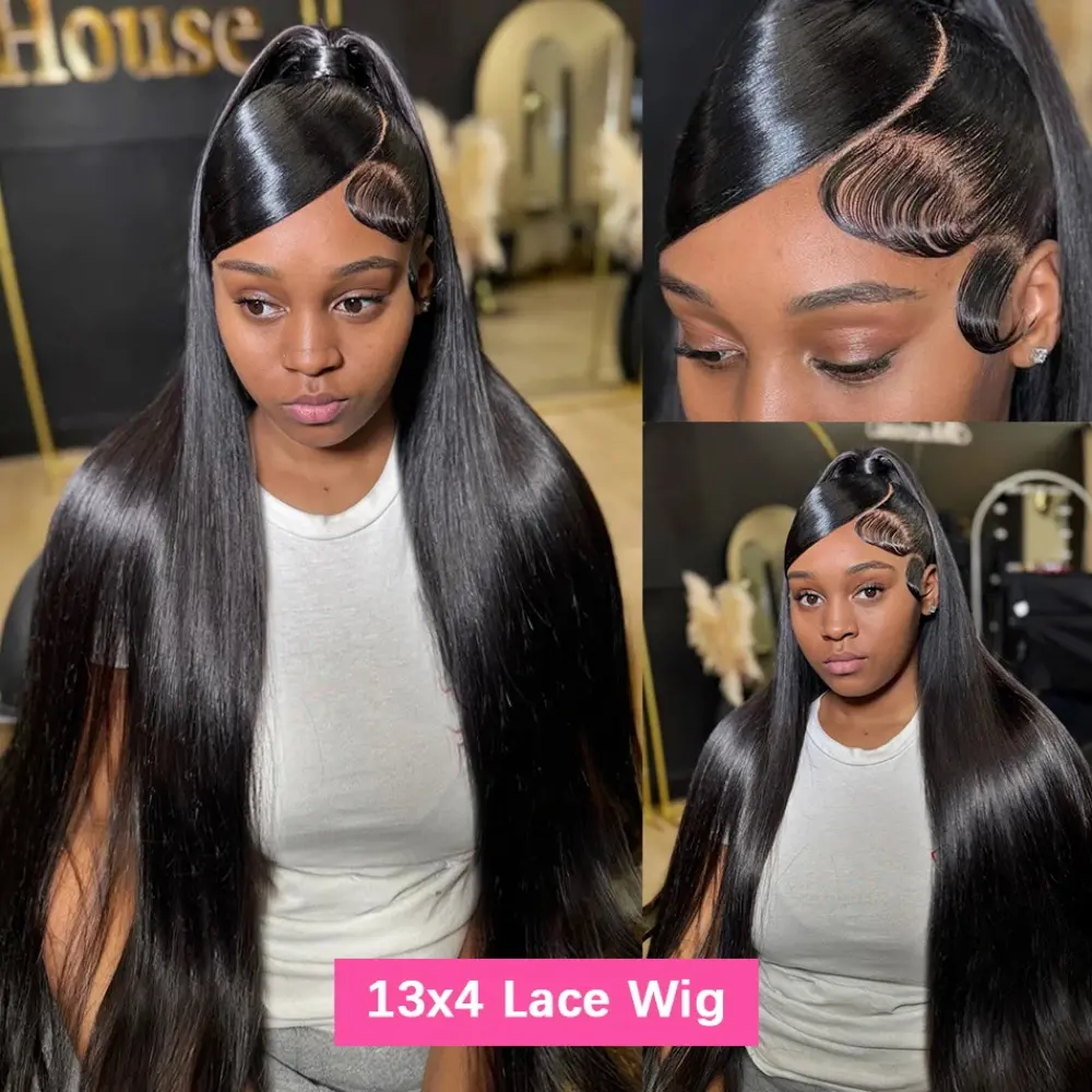 Gabrielle Hair 200% Density 30 38 Inch Bone Straight Human  display picture 2