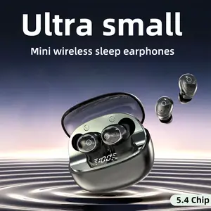 INSONIXN invisible mini earphones, sleep wireless Bluetooth small ear compact and low-key hidden earphones, touch control, high fidelity sound quality, suitable for cycling, sports, office, perfect gift