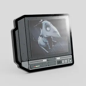 CRTV Lenticular Sparky Pin