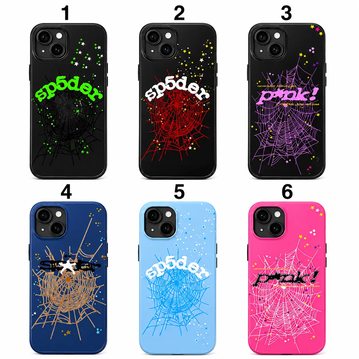Trendy Spider Web iPhone Case – Slim Protective Phone Cover with Bold Graphic Design