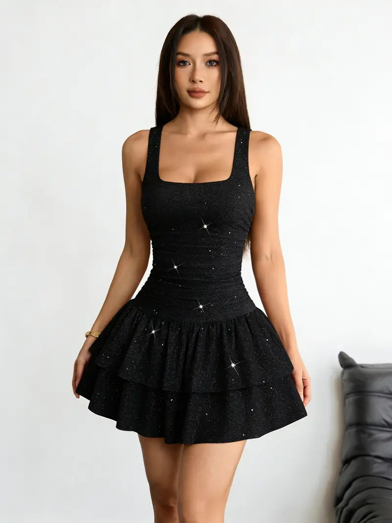 ruffle bottom dress - TikTok Shop ruffle bottom dress - TikTok Shop