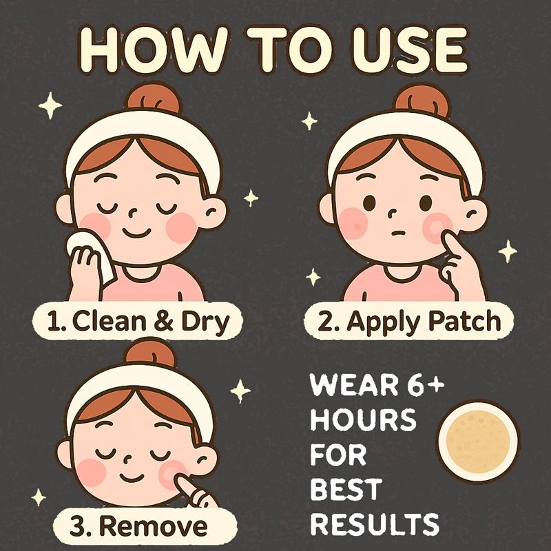 60pcs Star Shape Pimple Patch Acne Patches with Mirror, Convenient and Stylish Emergency Solution for Clear Skin