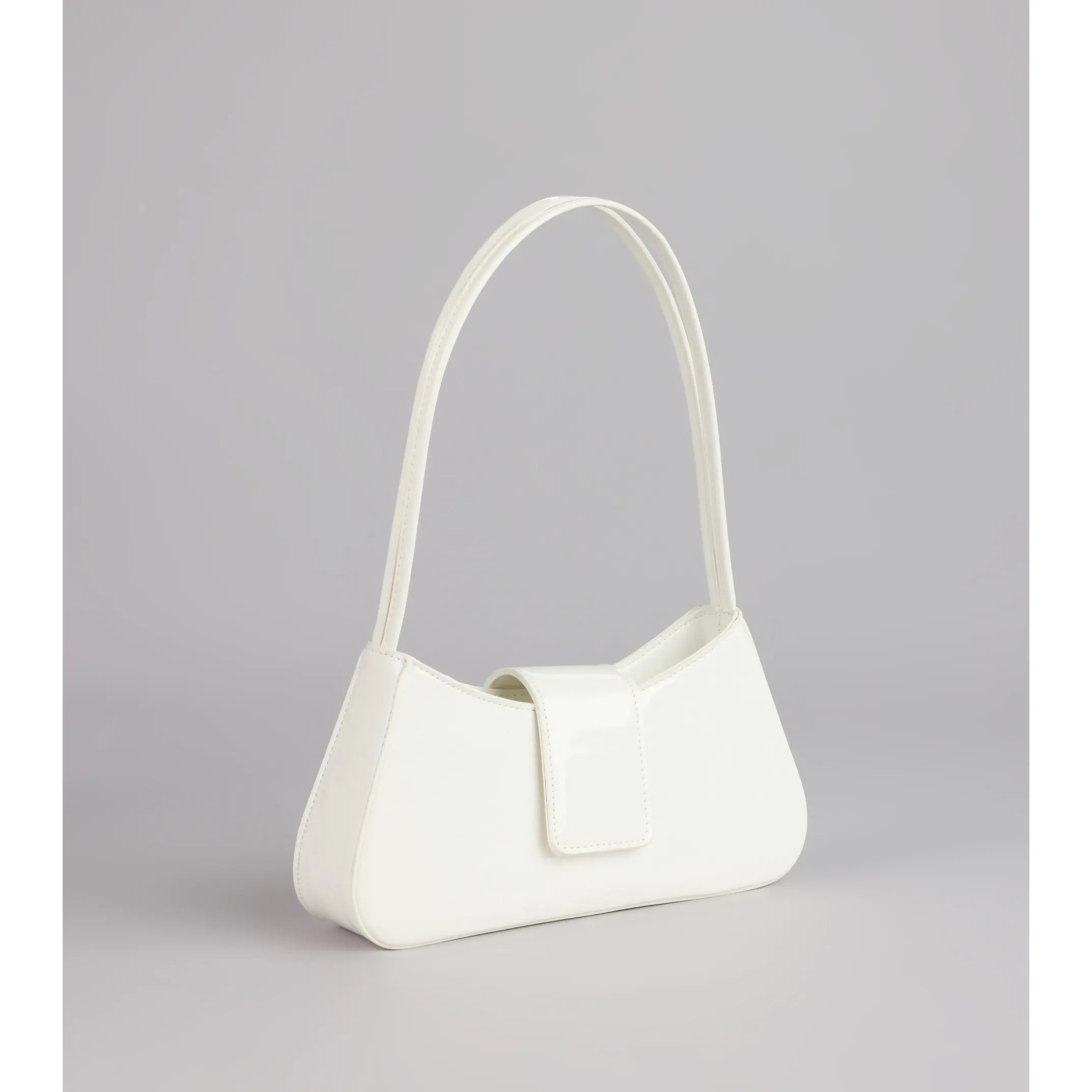Sleek Shine Patent Shoulder Bag Sleek Shine Patent Shoulder Bag