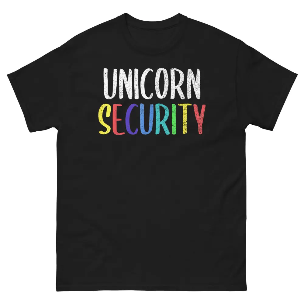 Unicorn Security Shirt, Funny Unicorn Halloween Costume