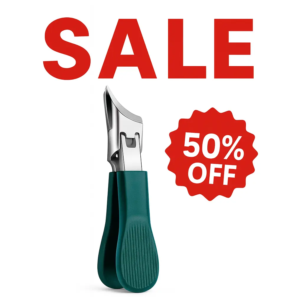 3-Piece Green Eagle Beak Nail Clipper Set – Thick Nail Clipper, Ingrown Toenail Lifter & Nail File | Heavy-Duty Pedicure Kit for Thick & Ingrown Nails, Stainless Steel Grooming Tools for Home or Travel