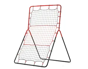 3-Way Baseball Pitchback Rebounder Net, 55x36 in Sports Training Practice Net for Baseballs