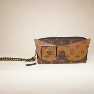 Pre-owned Louis Vuitton Canvas Small Leather Goods LV Monogram Reverse Cruise Wallet