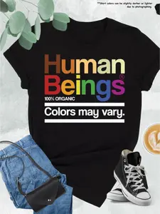 Shirt with Varying Colors for Humanity, Sweatshirt Promoting Kindness, Equality Shirt, Human Rights Shirt, Support for Black Lives Matter, Shirt Celebrating Humanity