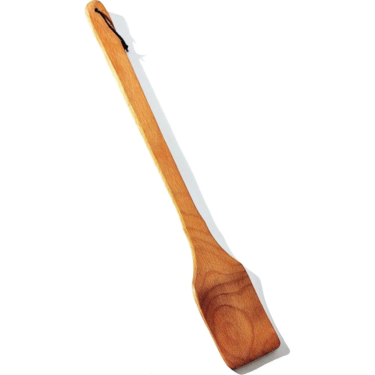Large Wooden Spoon - 18inch Heavy Cajun Stirring Paddle, Suitable for Large Pot Cooking and Wall Decoration - Large Spoon for Brewing, Grilling, Stirring, Mixing - Solid Natural Hardwood Long Spatula