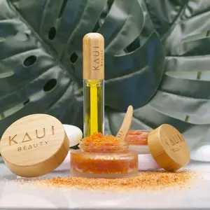 Kaui Beauty Ripe Mango Lip Oil, Lip Mask, Lip Scrub Kit