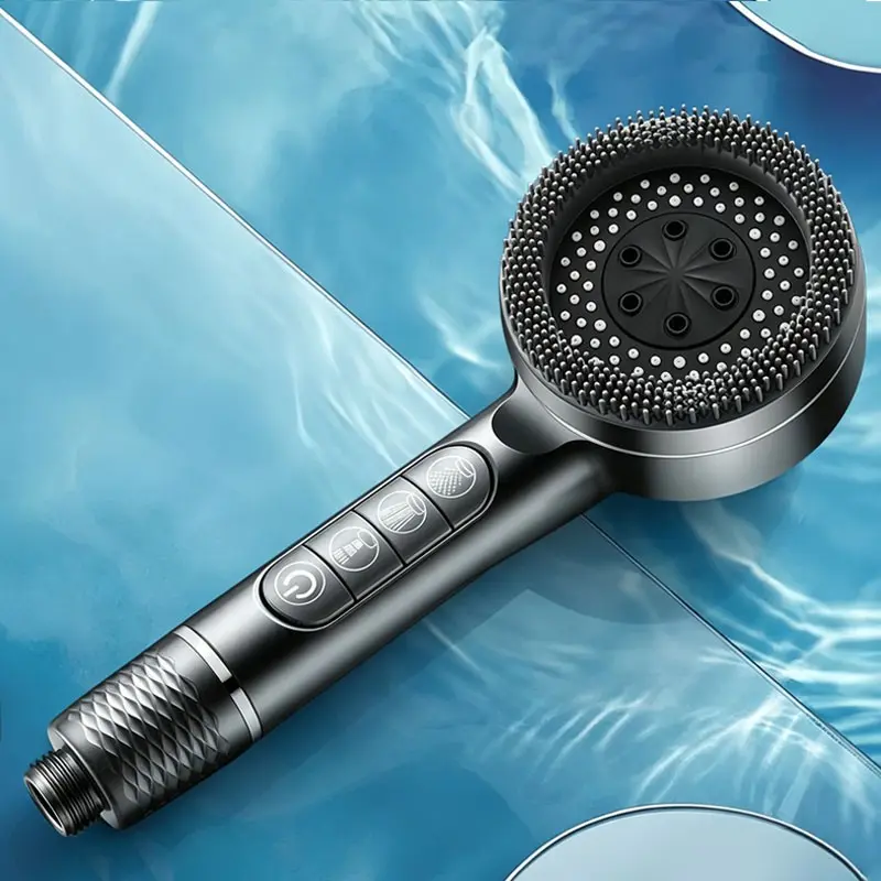High Pressure Handheld Showerhead, Portable Massage Shower with Filter, Essential Bathroom Accessory for Home Use (shower Head Only)
