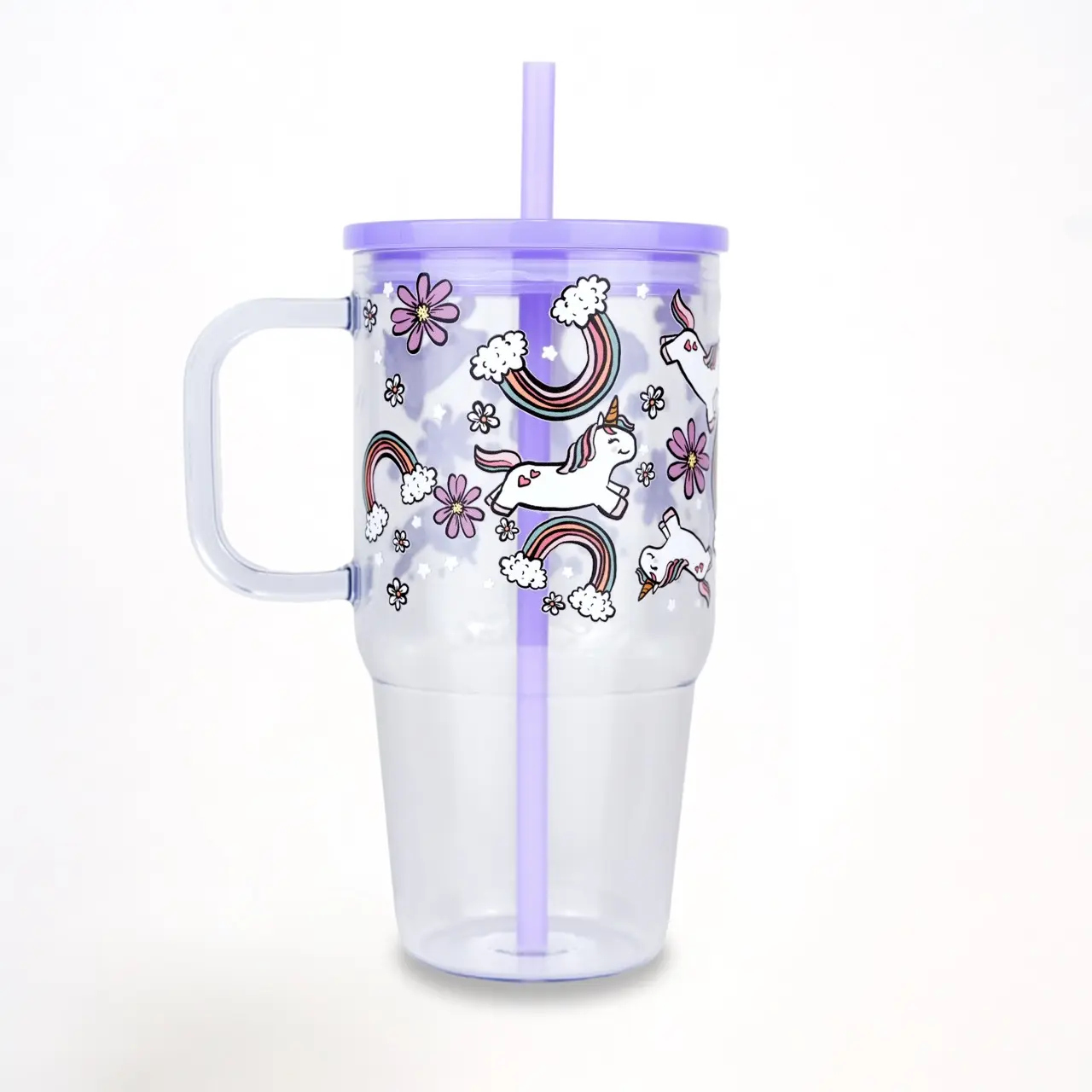 Kids Mini 20oz Acrylic Tumbler with Lid and Plastic Straw Reusable, 40oz, Glass Tumbler, gift for her, 4th of july gift, Bottle, Washable, Bottled, Water Bottles