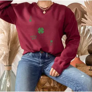 Lucky You Shamrock Tee,gift for Women, St Patricks Day Ace Card Four Leaf Clover TShirt, Cute Trendy St Pattys Day Outfit, Trendy