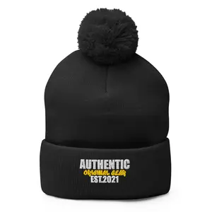 Authentic OG Pom-Pom Beanie — Street Luxury Cold-Weather Essential