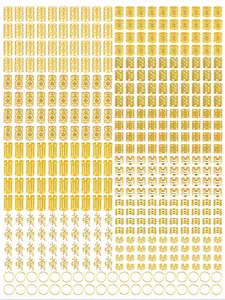 Elastics Gold Hair Accessories, Loc Jewelry for Braids, Women's Hair Jewelry, Metal Hair Ring Cuff for Dreadlocks Accessories, Hair Braid Beads Decoration