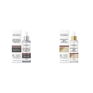 Peel Shot Glow Rice Ampoule Duo, Brightening Exfoliating Moisturizing Serum, Suitable for All Skin Types, Skincare Set, Facial Serums Set