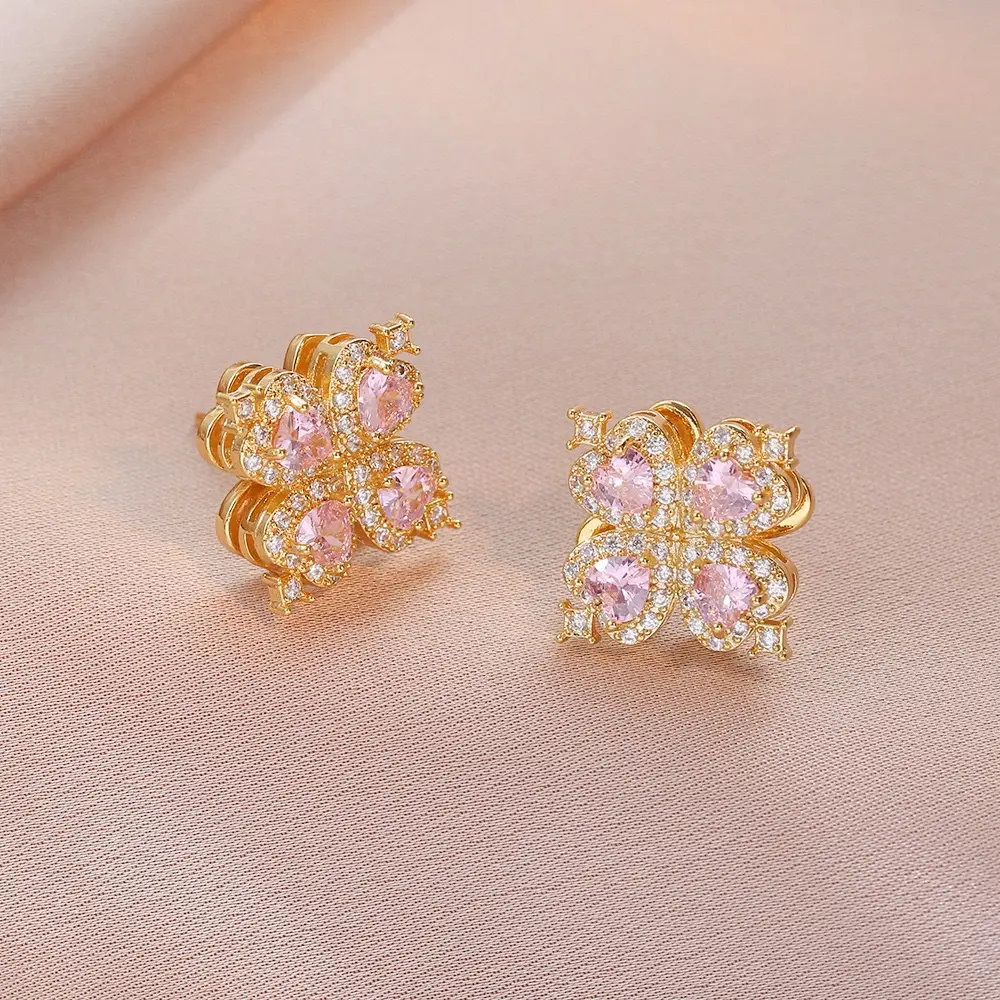 E1094 Pink Earrings