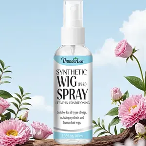 Synthetic Wig Leave-in Hydrating Conditioner Spray, Cleans & Extends Wig Lifespan, pH 6, with Coconut Oil, Easy to Comb, Soft & Refreshing |3.38fl.oz/8.45fl.oz