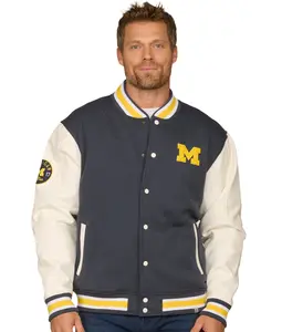 Michigan Wolverines Grand Tour Letterman Jacket