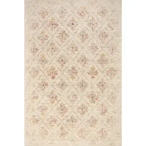 Padma Lakshmi Elizabeth Hand-Tufted Vintage Medallion Wool-Blend Rug