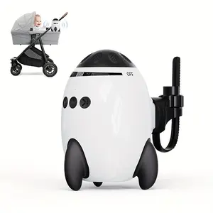YUHUINCZRY Baby Rocker with Vibrating Soother, Gentle Rocking for Strollers & Prams, 11 Sounds, Adjustable Speed, Noise Sound Machine