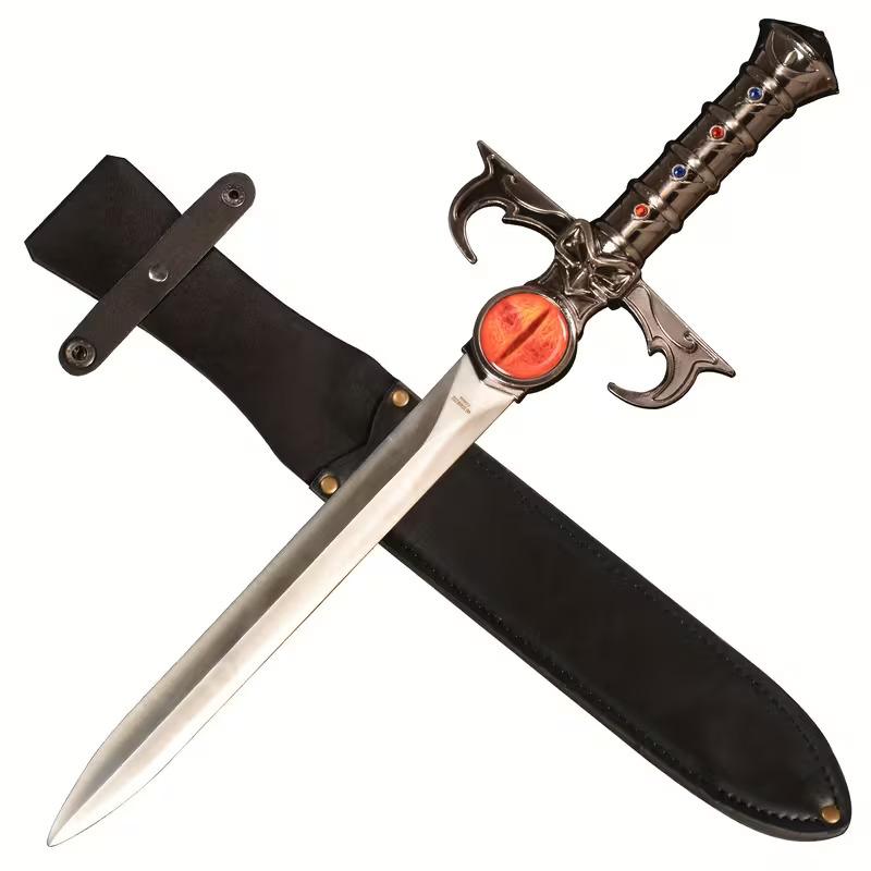 Thundercat Inspired Sword of Omens Replica Premium Collector Display Fantasy Cosplay Prop for Gift Home Decor with Red Eye Design