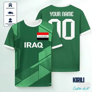 Custom Iraq Soccer USA 2026 Shirt, Iraq Football Lover Tee, Iraq Soccer Gift for Men Women