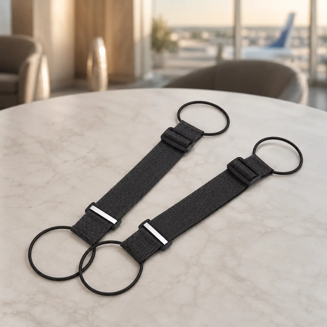 2-Pack Add-A-Bag Luggage Straps – Convenient Travel Accessory for All Luggage