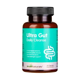 15 Day Gentle Gut Cleanse Capsules for Women & Men - 2.5 Billion CFU Probiotics, Cascara Sagrada, Senna, Aloe Vera & Psyllium Husk - Non-GMO, Vegan-Friendly, Constipation & Bloating Relief