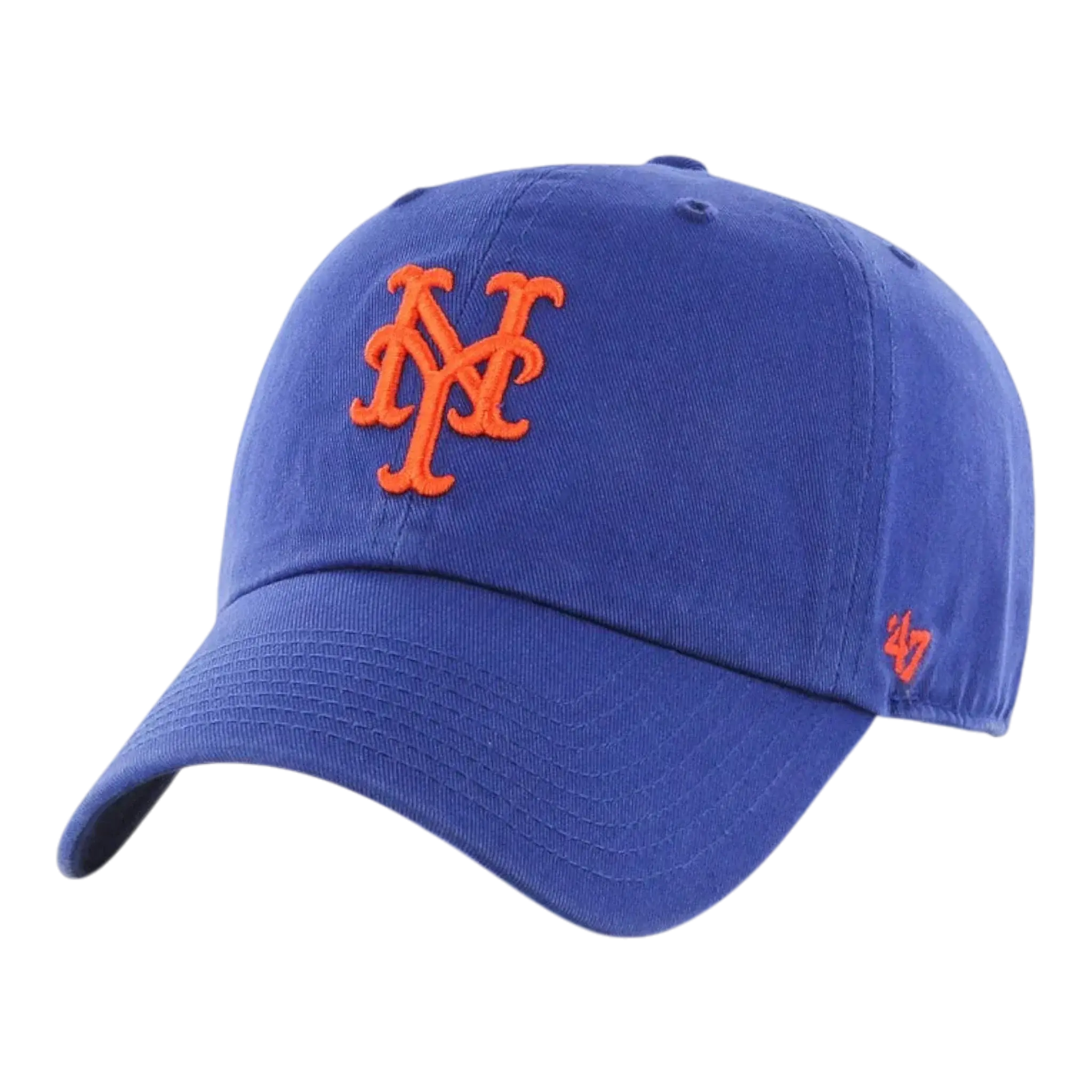47 Brand Clean Up New York Mets Strapback in Royal Blue | Adjustable Cap