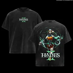 Hades II Game Tee, Vintage Graphic T-Shirt, Soft Cotton Streetwear, Mythic Underworld Design for Men & Women Gamers 2