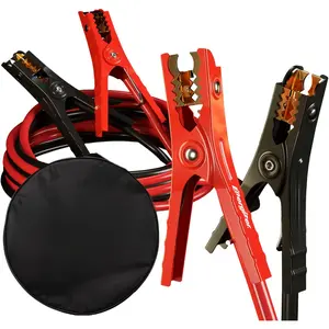 Jumper Cables for  , Heavy Duty Automotive Booster Cables for Jump Starting  or Weak  with Carrying Bag Included (16- (6-Gauge)