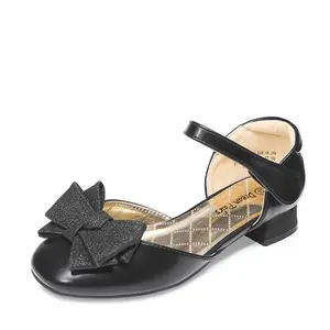 Dream Pairs Low Heel Bow Ankle Strap Sandals