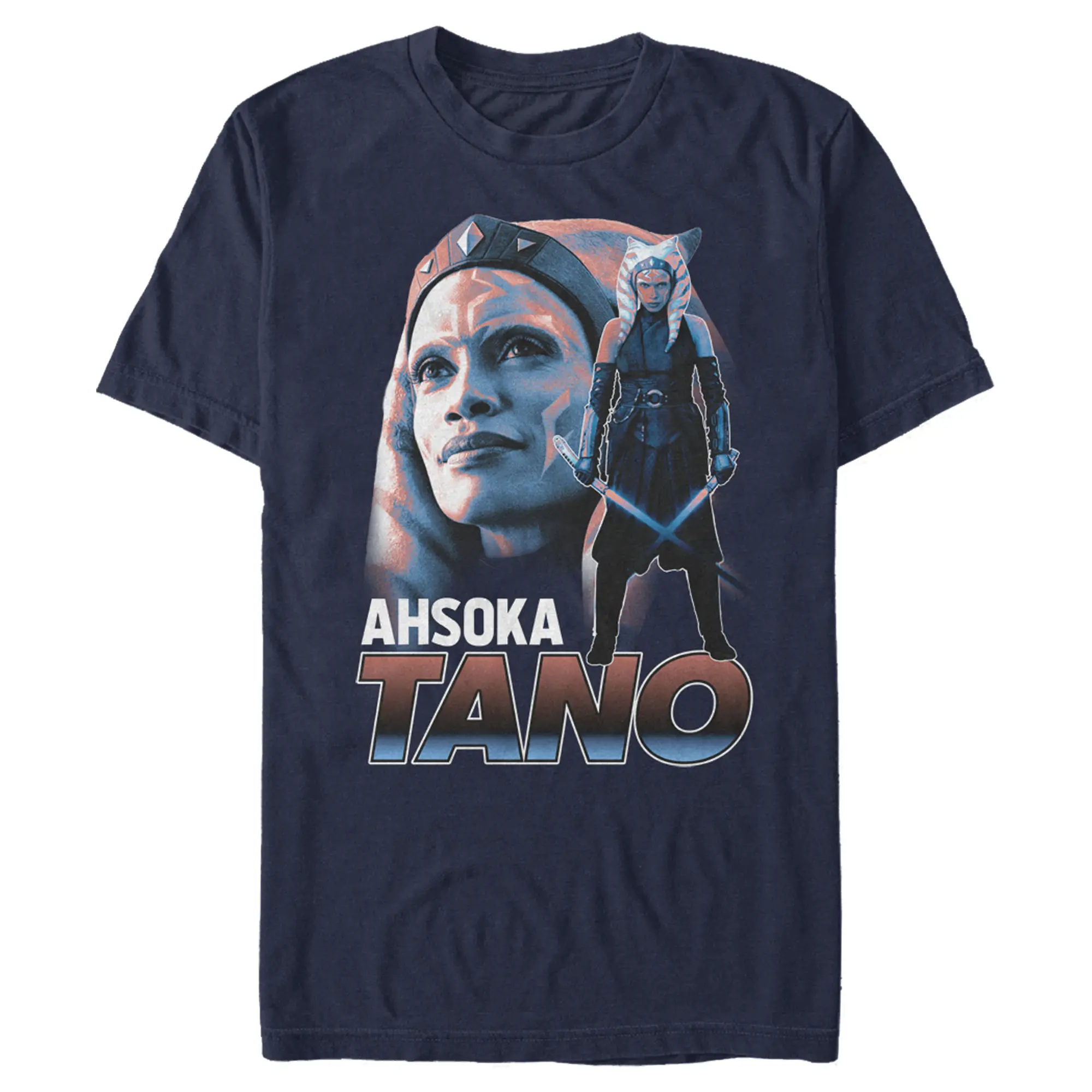 Men's Star Wars The Mandalorian Ahsoka Tano Portrait T-Shirt
