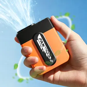 Portable Fan 10000mAh Rechargeable, Mini Waist Fan, Working Time Up to 24 Hours, 5 Speeds 5100RPM Strong Wind Wearable Personal Clip-On Fan Belt Fan for Outdoor, Construction Site, Farm, Travel, Fishing,ventilador recargable