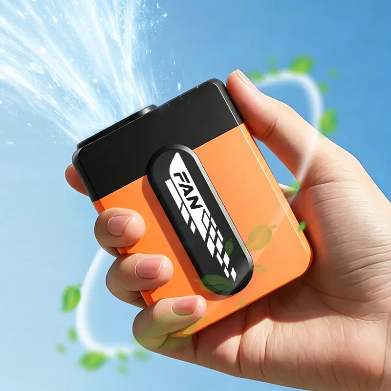 Portable Fan 10000mAh Rechargeable, Mini Waist Fan, Working Time Up to 24 Hours, 5 Speeds 5100RPM Strong Wind Wearable Personal Clip-On Fan Belt Fan for Outdoor, Construction Site, Farm, Travel, Fishing,ventilador recargable
