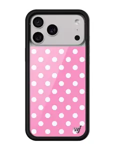 Wildflower Cases - Pink Polka Dots, Limited Edition iPhone Case | Accessories Durable Protection Pink Dainty Trendy Classic Custom Protective Cover Protector