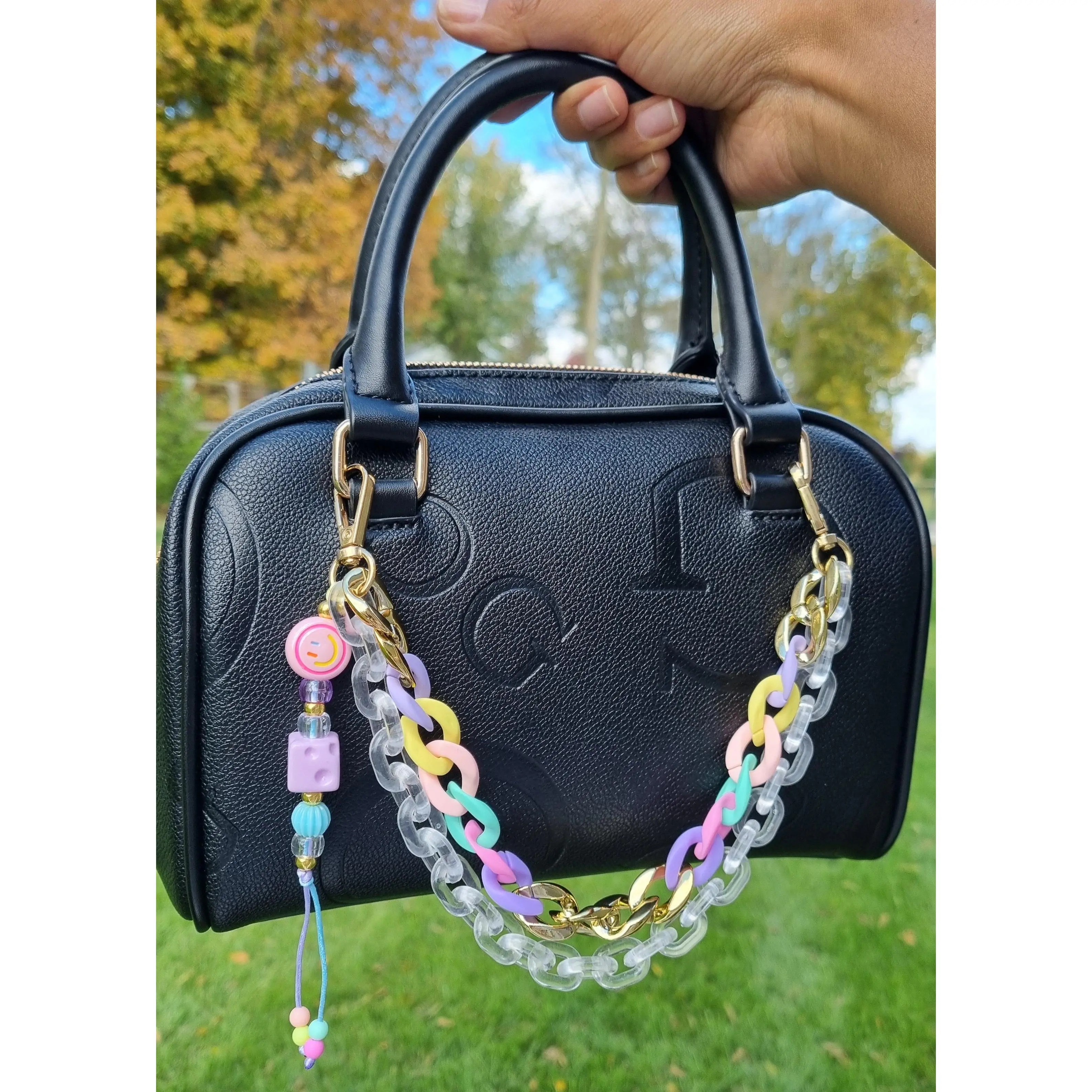 Pastel Dream Bag Charm, Stylish Bag Chain, Decorative Backpack Charm for Luggage Accessories, Backpack Charms