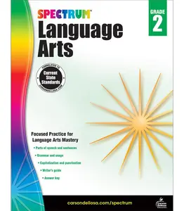 Spectrum Language Arts Workbook Grade 2 Paperback