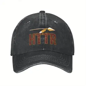Washington Football HTTR Adjustable Trucker Hat - Vintage Sporty Baseball Cap With Red & Golden Team Logo, 100% Polyester, Unisex For Men & Women, Casual Game Day Fan Gear
