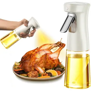 240ml Glass Olive Oil Sprayer Mister Kitchen Gadgets Accessories for Air Fryer Canola Oil Spritzer Widely Used for Salad Making Baking Frying BBQ Cooking Dispensers