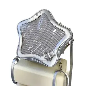 RIVERICH Anime bag Japanese cute pain bag anime sweet cool hot girl star mini backpack soft girl versatile messenger bag