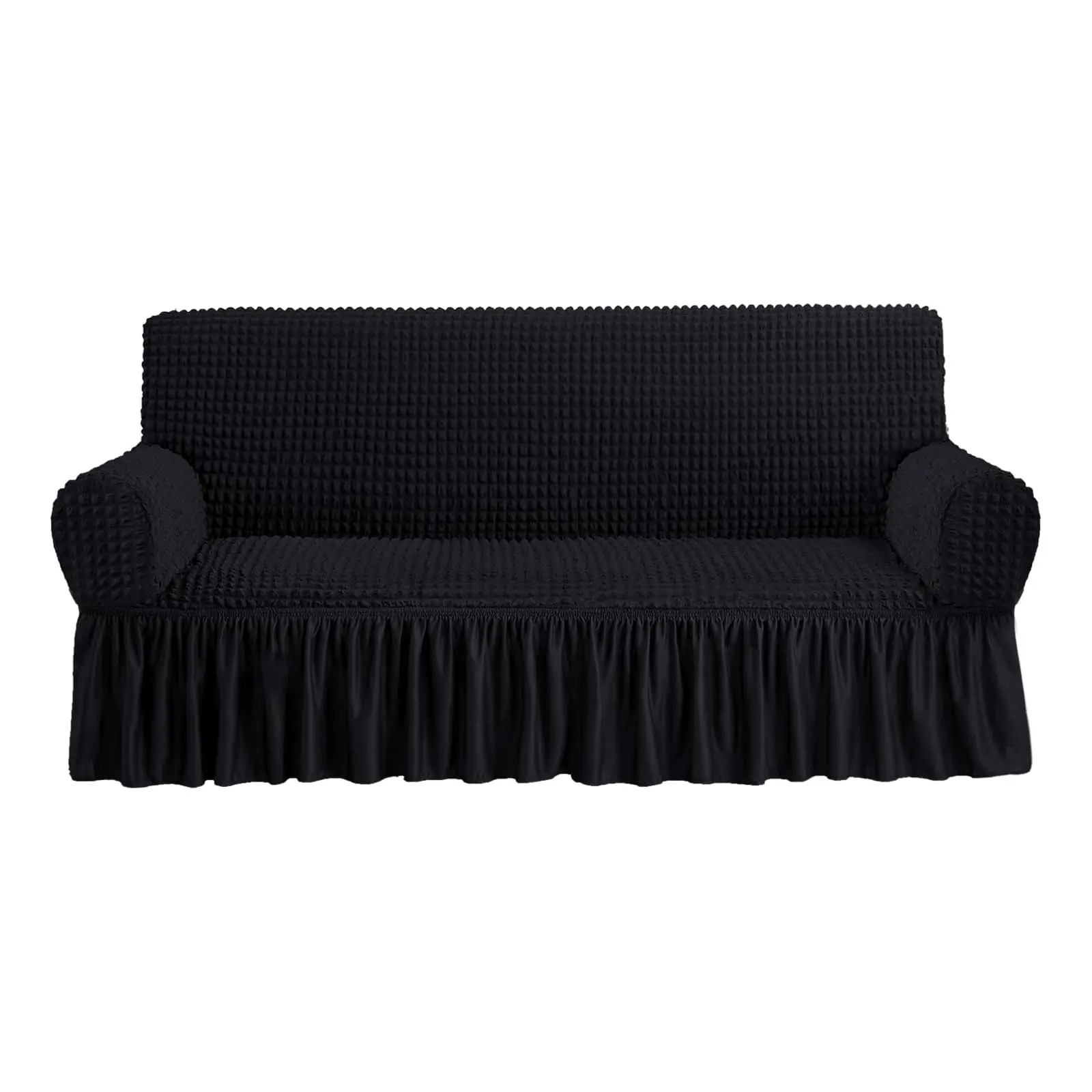 Sofa Covers For Couches,Sofa Slipcovers Couch Covers Washable Stretch Fitted Sofa Cover for 3 Cushion Couch Universal 3 Seat slipcover Durable Furniture Protector with Skirt Country Style,Couch Cover